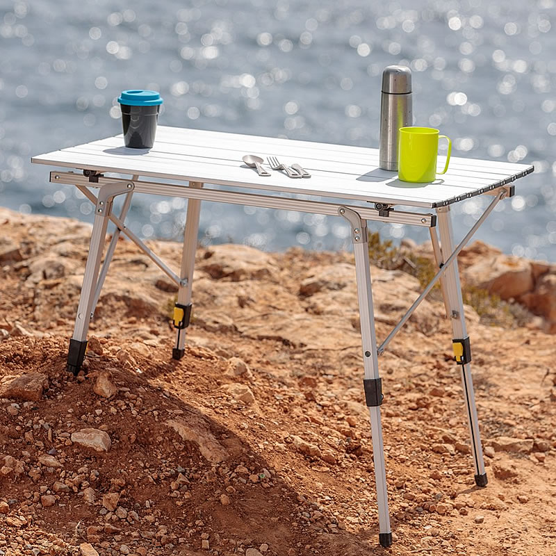 Portable Folding Camping Table Height Adjustable, Ultralight